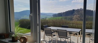 "Little time out" - fantastic view of the Franconian countryside - ideal for bikers.