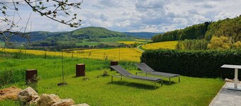 "Little time out" - fantastic view of the Franconian countryside - ideal for bikers.