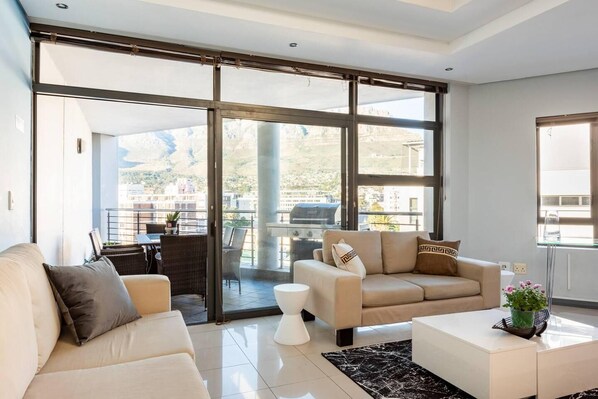 Apartment | Living area - 3-bed, Sleeps 6, Free Parking (Cape Town)