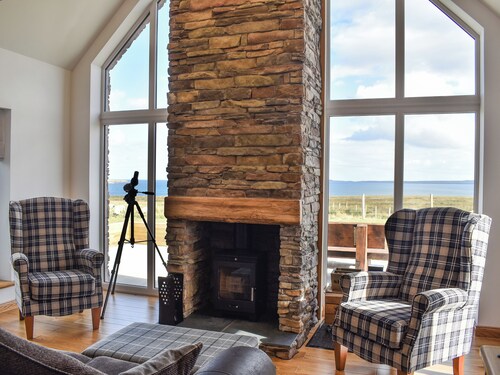 Uninterrupted views over Coll Beach and sea views out over Broadbay.