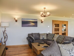 Fireplace - Uninterrupted views over Coll Beach and sea views out over Broadbay. (All Outer Hebrides)