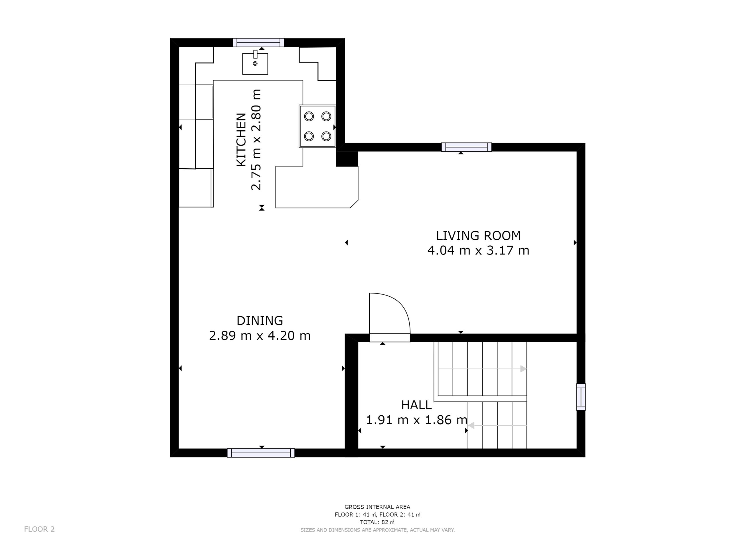 Floor plan | Lobster Pot, St Mawes
