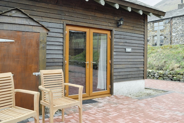 Attractive detached timber lodge | Harrison’s Lodge - Doddick Farm Cottages, Threlkeld, near Keswick