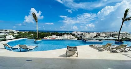 Luxury & Peace/Infinity Pool/Gym/Parking/5MinBeach