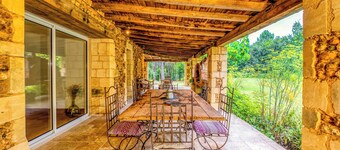 Dezie Manor Orangerie and Gardens near Sarlat la Caneda