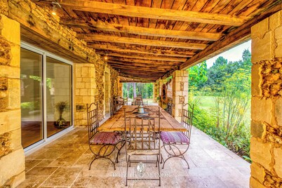 Dezie Manor Orangerie and Gardens near Sarlat la Caneda