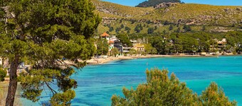 On the beach Voramar Apartment with sea views for 6 people