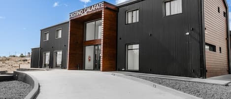 Majoituspaikan julkisivu