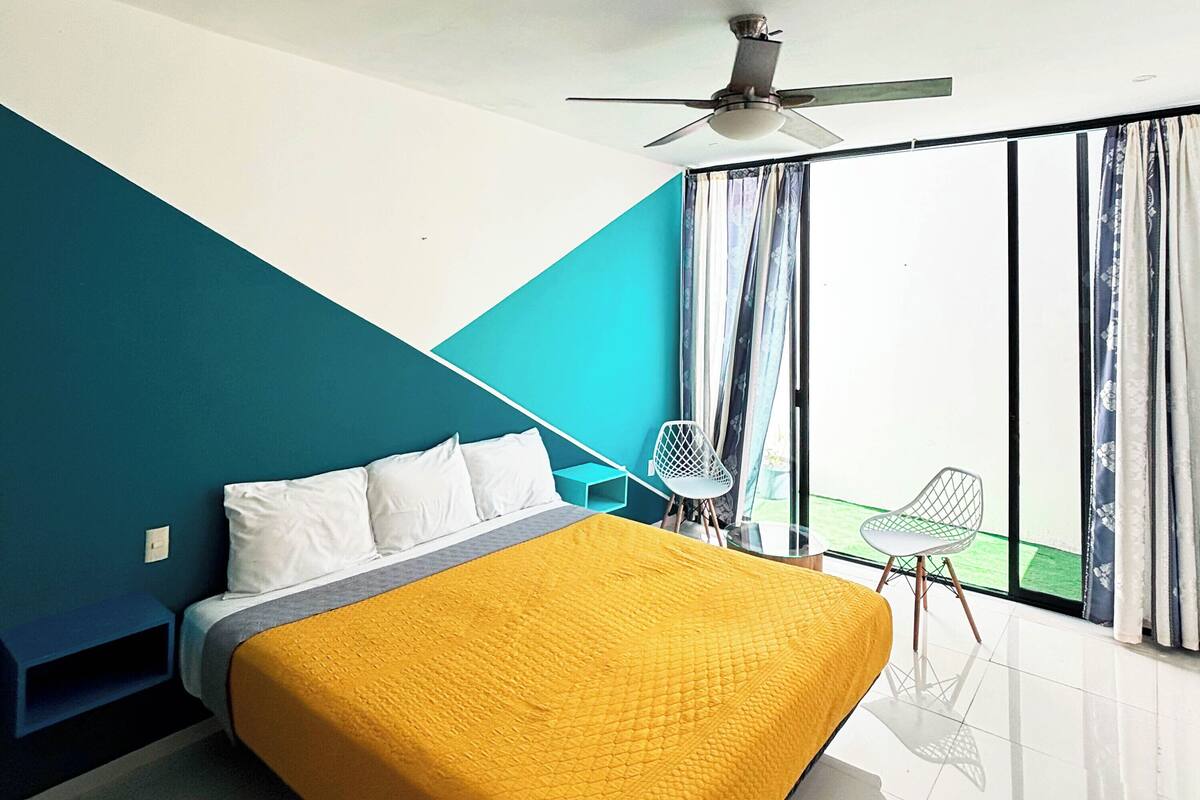 Deluxe-Studio, 1 Schlafzimmer | Schreibtisch, kostenloses WLAN, Bettwäsche