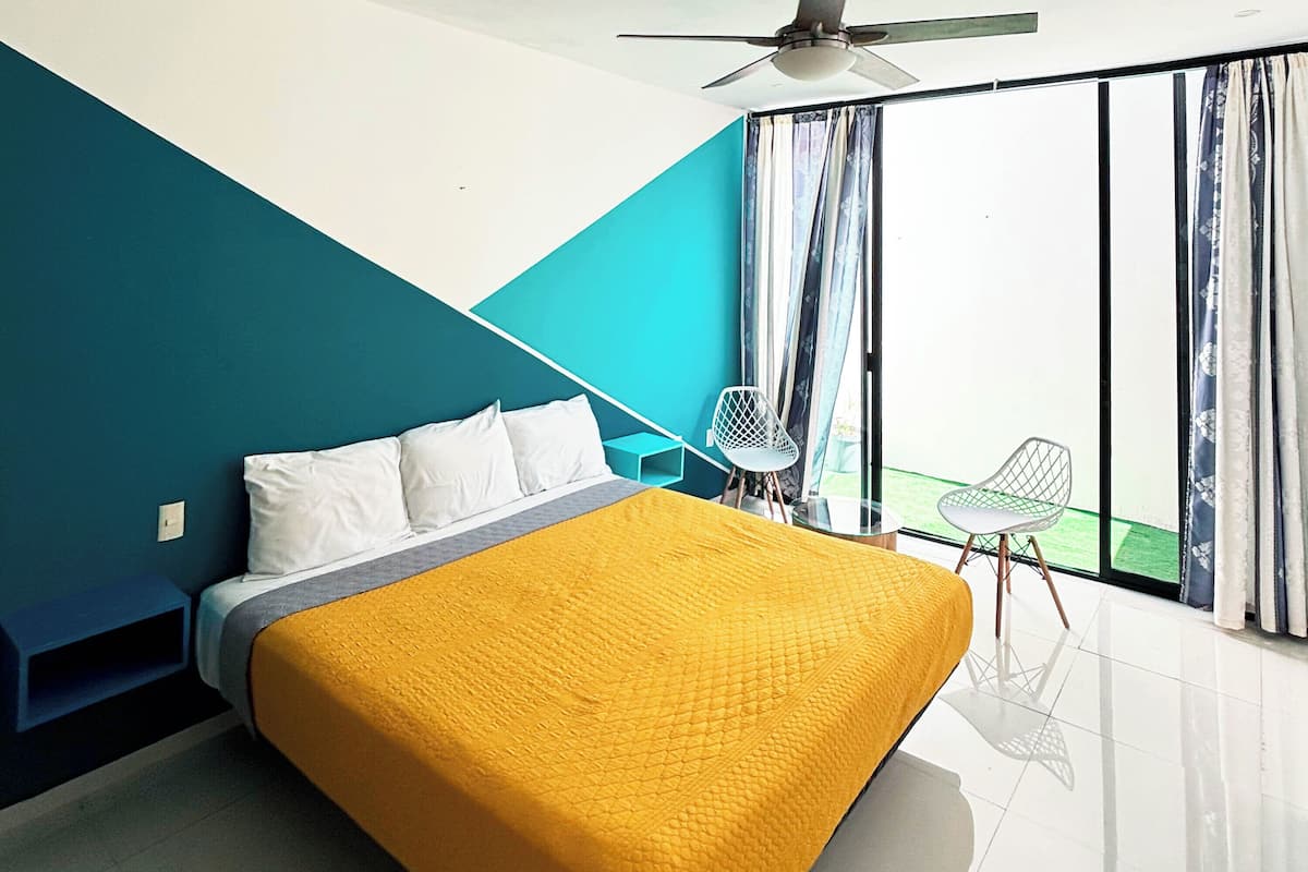 Deluxe-Studio, 1 Schlafzimmer | 2 Schlafzimmer, Schreibtisch, kostenloses WLAN, Bettwäsche
