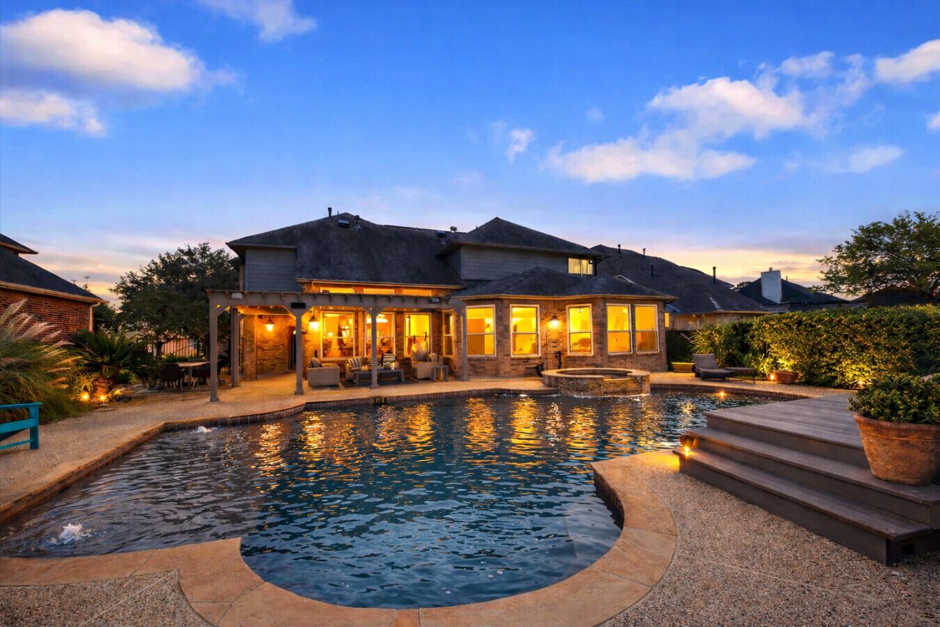Indoor pool, a heated pool