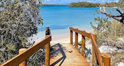 Cozy 1-bedroom apartment in Playa Santa, Guanica with WiFi, AC, Private Parking.