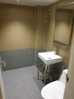 Standard Double Room, 1 Double Bed | Bathroom | Shower, free toiletries, hair dryer, bathrobes