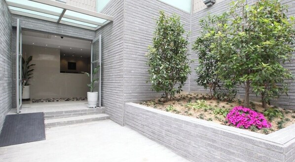 Fassade der Unterkunft