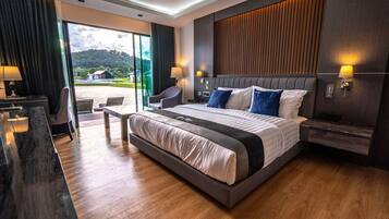 In-room safe, desk, blackout curtains, iron/ironing board