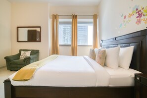 1 bedroom, Egyptian cotton sheets, premium bedding, iron/ironing board - Executive Towers Amazing 1BR Onsite Pool Business bay (Dubai)