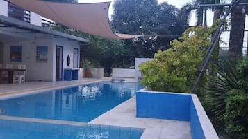 Una piscina riscaldata