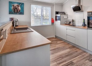 Fridge, oven, stovetop, toaster