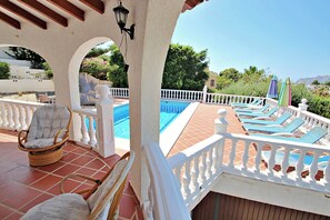 Pool - Hija de la Luna-6 - sea view villa with private pool in Benissa (Benissa)