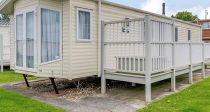 12ft-wide very comfortable and spacious caravan with one double and one twin.