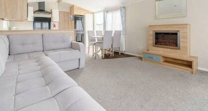 12ft-wide very comfortable and spacious caravan with one double and one twin.