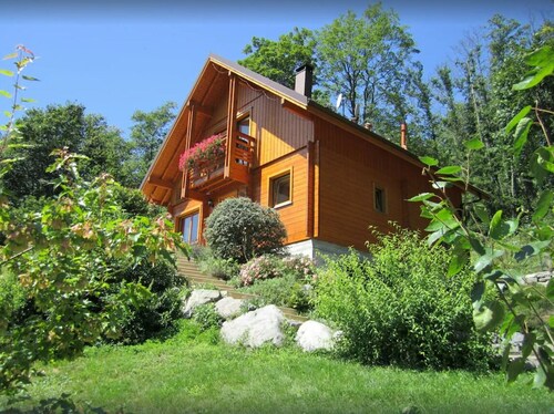 Chalet Les Genêts 2 -Alsace +SPA et Sauna privés Parc naturel ballons des Vosges