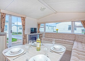 TV - Caravan with one double and two twin. (Prestatyn, Denbighshire)