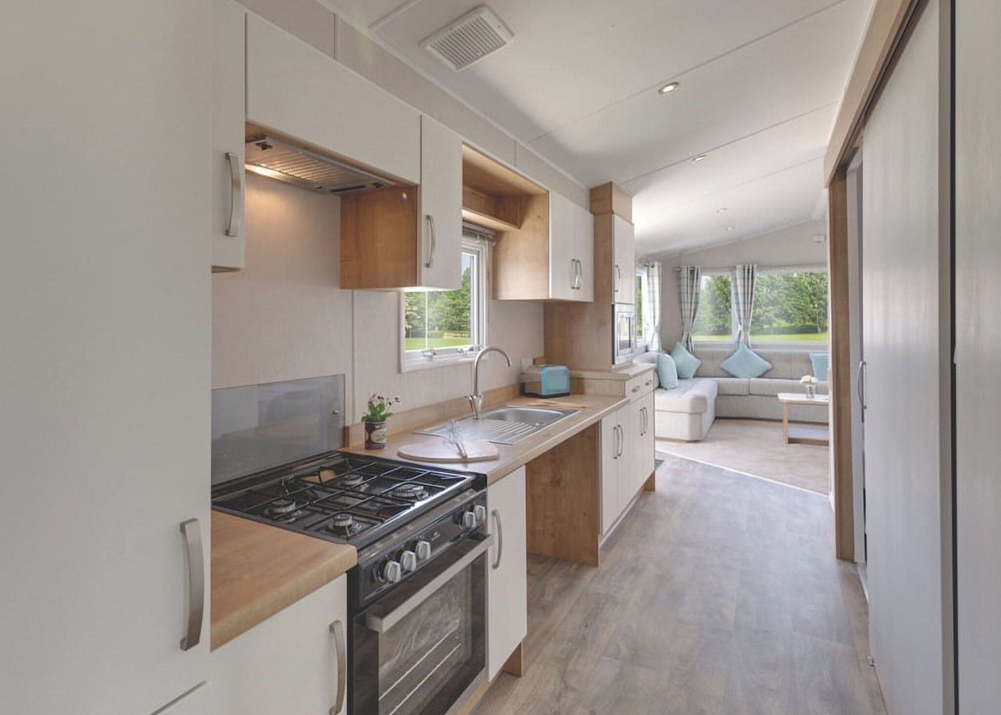 Refrigerador, horno, placa de cocina, tostadora