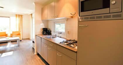 Chalet mit 2 Schlafzimmern und einer Terrasse