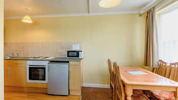 Fridge, oven, stovetop, toaster