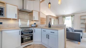 Fridge, oven, stovetop, toaster