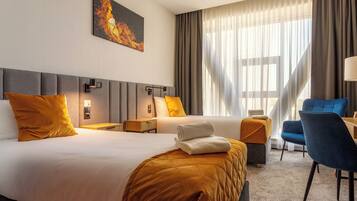 1 habitación y ropa de cama de alta calidad