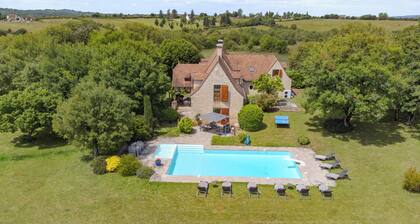 Cavalaubre, maison de luxe avec piscine chauffée
