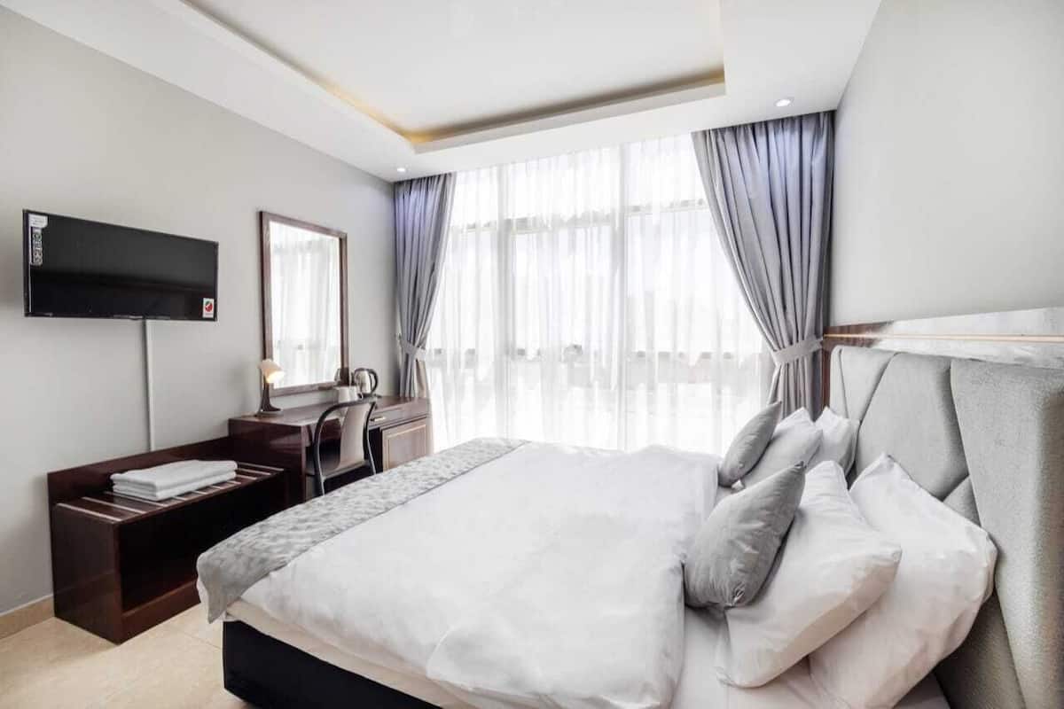 Desk, iron/ironing board, free WiFi, bed sheets