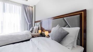 Desk, iron/ironing board, free WiFi, bed sheets