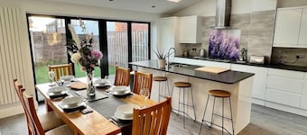 Beautiful modern family home, parking and garden