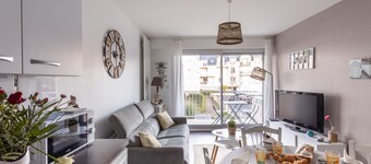 Le Sextant - Piscine partagée et garage privé fermé