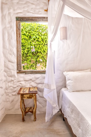 4 habitaciones, colchones con pillow-top, wifi gratis y ropa de cama