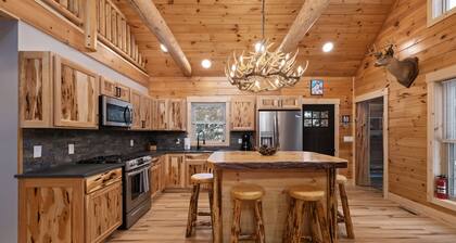 Cabin In the Pines, On Snowmobile Trail