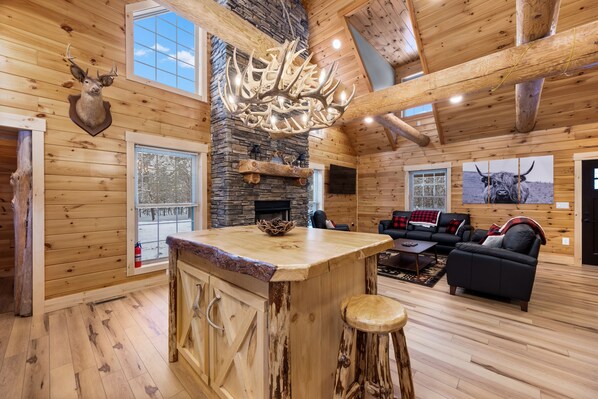 Interior - Cabin In the Pines, On Snowmobile Trail (Boonville)