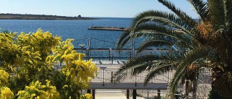 Comfort Room, 1 Queen Bed, Balcony, Sea View | Terrace/patio