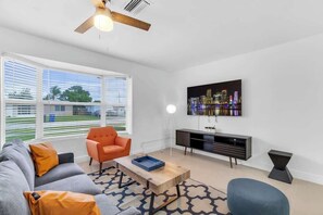 Smart TV, video games, table tennis, offices