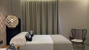 1 dormitorio, ropa de cama de alta calidad, colchones viscoelásticos
