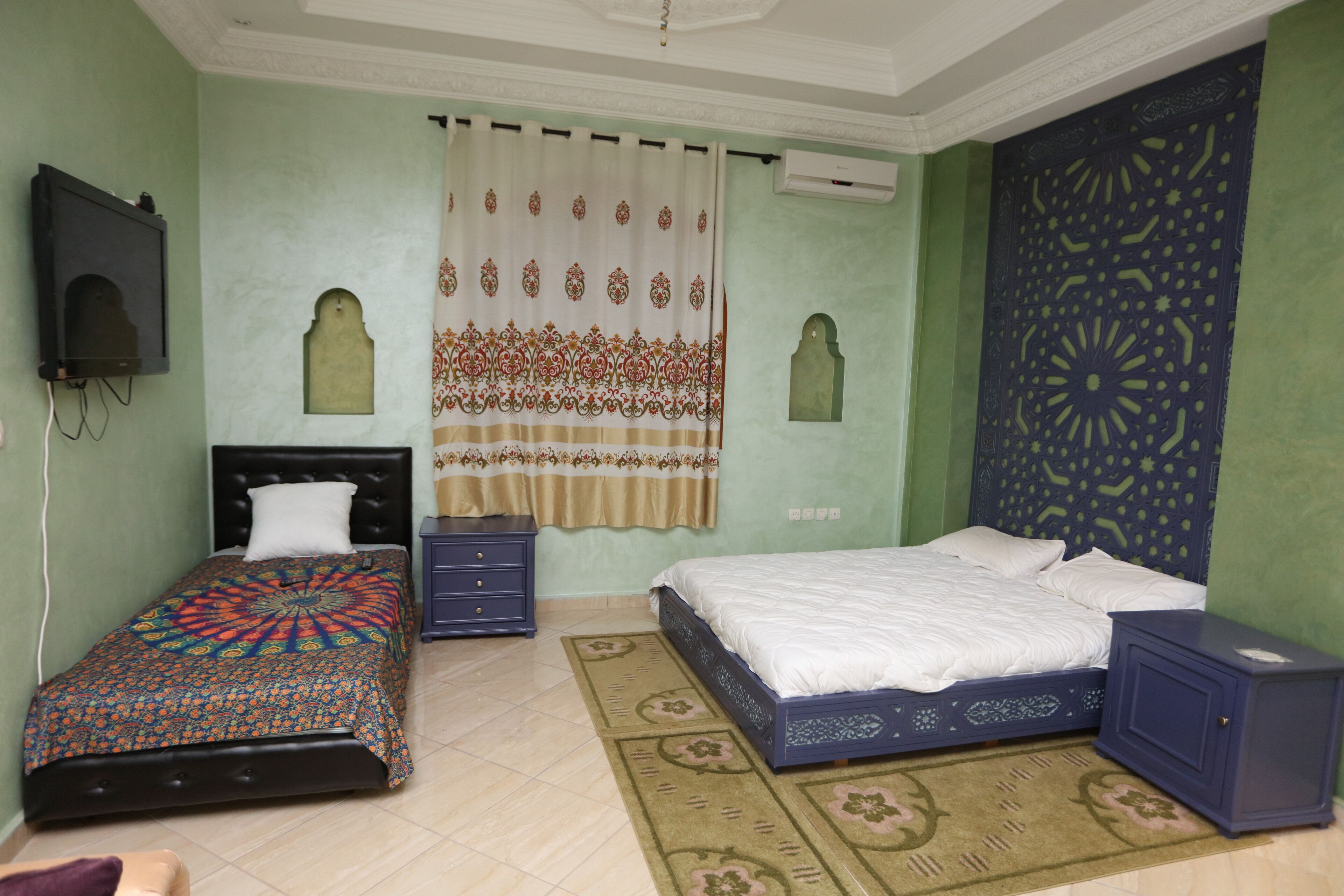 5 slaapkamers, beddengoed