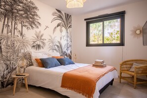 2 chambres, fer et planche à repasser, accès Internet, draps fournis