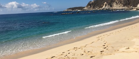 Sun loungers, beach towels