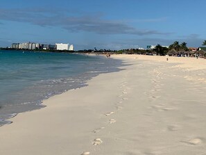 Sun-loungers, beach towels