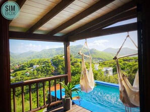 Property grounds - Secluded 2bd/2bath w/private Pool, Quiet w/breathtakin views 7mins to Rodney Bay (Gros Islet)