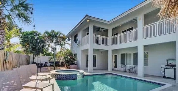 Pool - 7BR Paradise | Heated Pool, Spa & Game Room (Deerfield Beach)