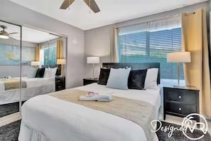 7 Schlafzimmer, Bügeleisen/Bügelbrett, WLAN